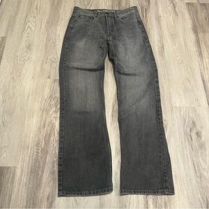 Bluenotes Men's Dark Gray Relaxed Boot Cut Jeans